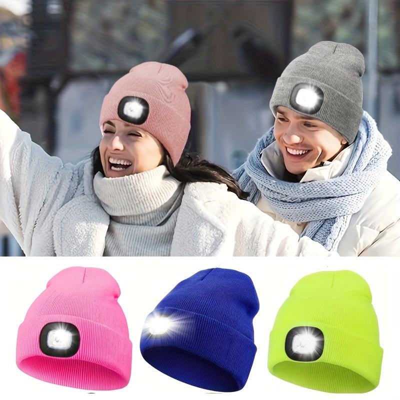 LED Beanie mit Licht für Abenteuer