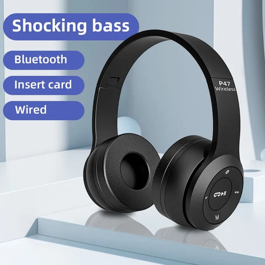 Stereo P47 Headset 5.0 Bluetooth