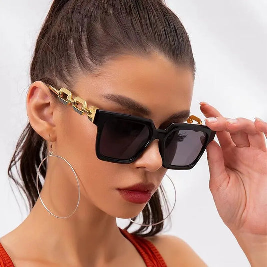 2023 neuen Frauen Rechteck Vintage Sonnenbrillen