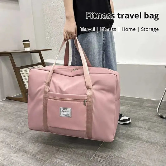 1pc rosa/blau/grau Reise große Kapazität Aufbewahrung Tasche