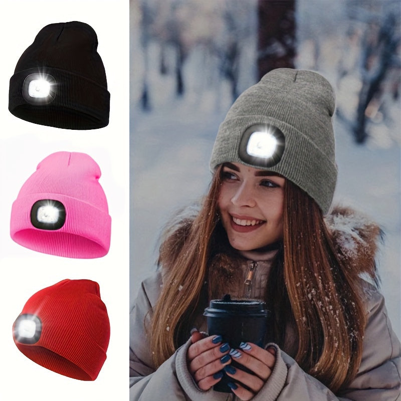 LED Beanie mit Licht für Abenteuer